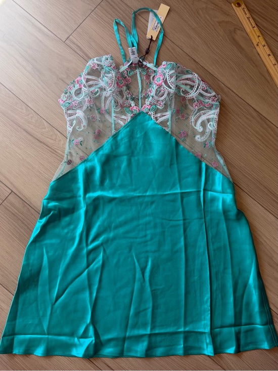 Cosabella Other - Cosabella Sanika Italian Nightie Addy Green G-String Set Sz Small NWT